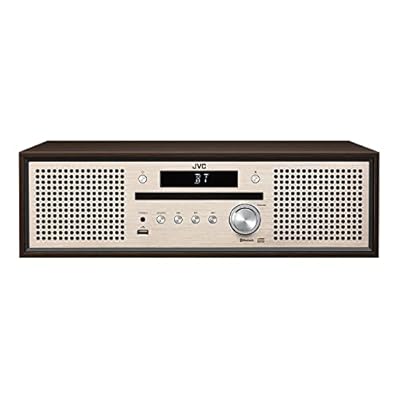 JVC NX-W30 ミニコンピューターポ Bluetooth 4.2 EDR 積み上げる 木材収納家具 ウォール中毒者 ONEBODY CD/FM/USB/スマホ相応う スリープタイマー積み上げる