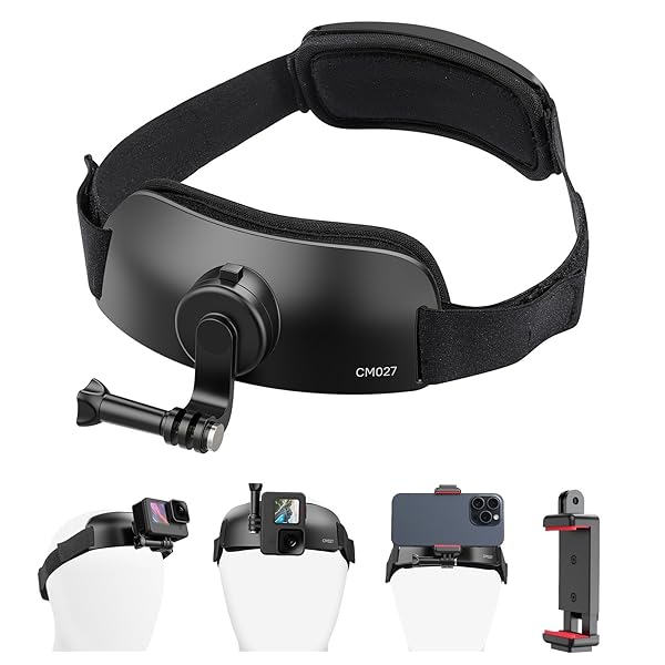 楽天市場】Ulanzi ヘッドストラップ マウント 頭部固定ベルト GoPro用