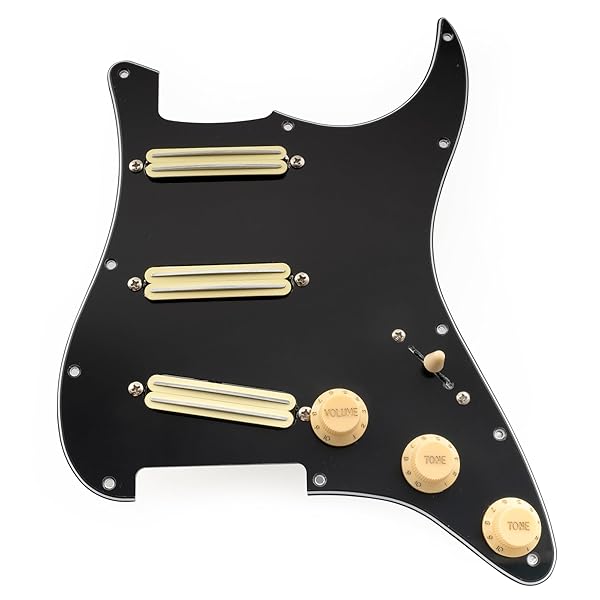Pro-SE ST-DPHA SSSストラト配線済みピックガード アルニコ5シングルサイズハムバッカー Stratエレ｜ぺんぎんや