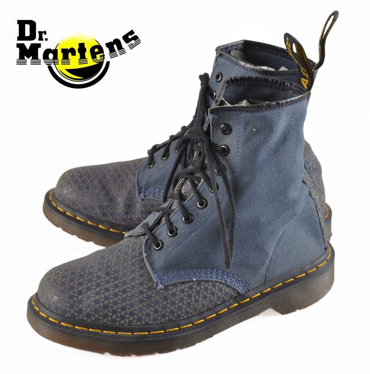 新品 ドクターマーチン 1460 8ホール トランプ柄 UK8 Dr.Martens - 未使用 ドクターマーチン Dr.Martens ブーツ