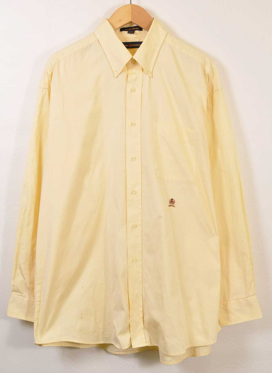 tommy hilfiger yellow long sleeve