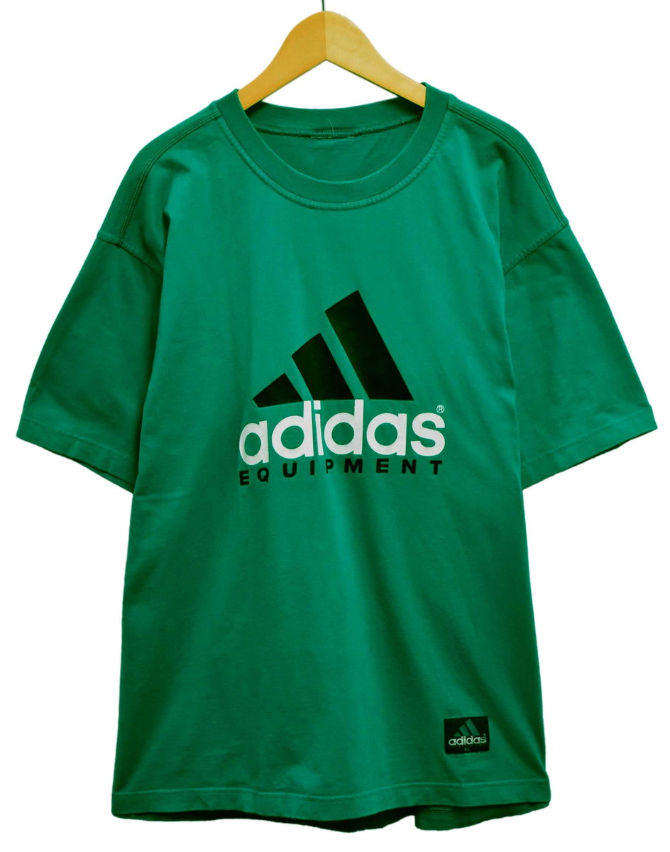 【ビッグサイズ】ヴィンテージ 1990年代 adidas アディダス EQUIPMENT エキップメント 半袖 Tシャツ ピーコックグリーン メンズXL【中古】■ 6,691円