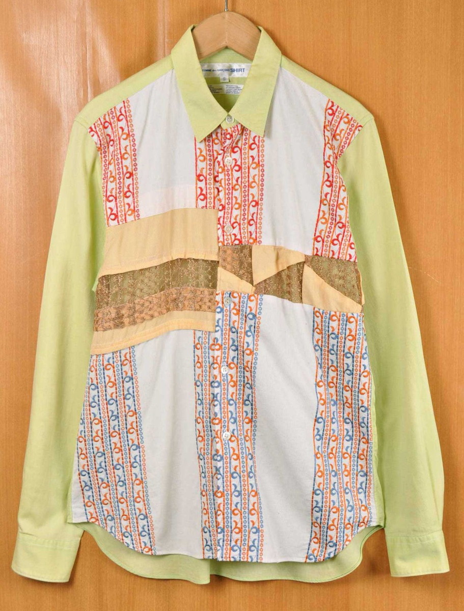 COMME des GARCONS SHIRT 長袖コットンシャツ　フランス製 COMME des GARCONS コムデギャルソン SHIRT シャツ FI-B035
