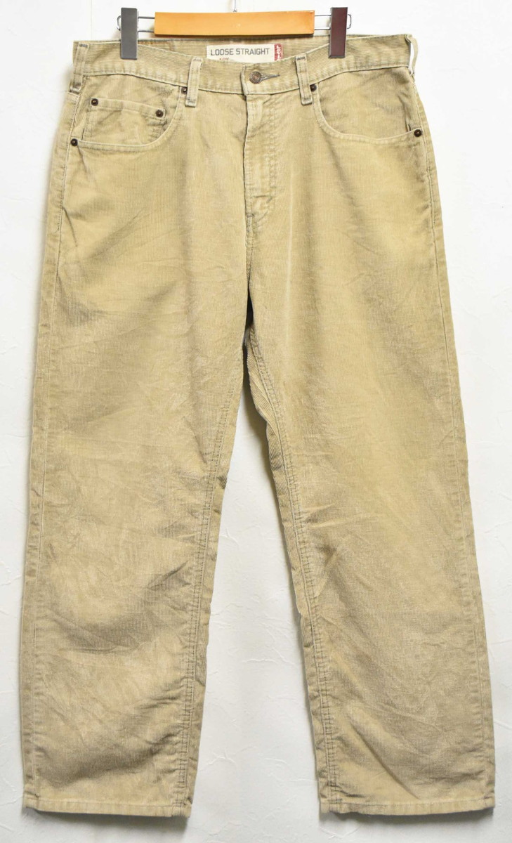 Levi's 569 loose コーデュロイパンツ 　W34 L30 2025年最新】levi's 569 コーデュロイの人気アイテム - メルカリ