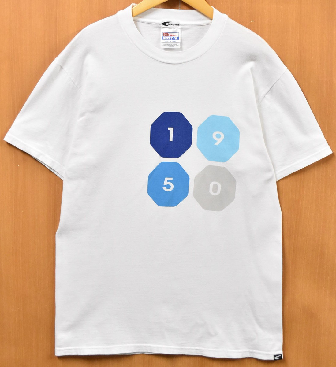 USA製 G1950 Gallery1950 ギャラリー1950 Hanes 半袖Tシャツ ホワイト メンズM【中古】■