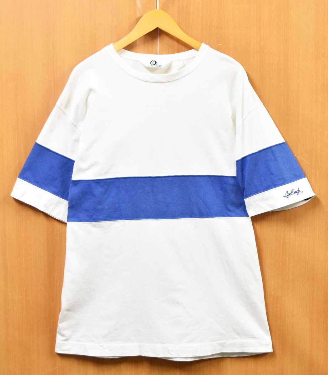 グッドイナフ ビックE Tシャツ ホワイト XL