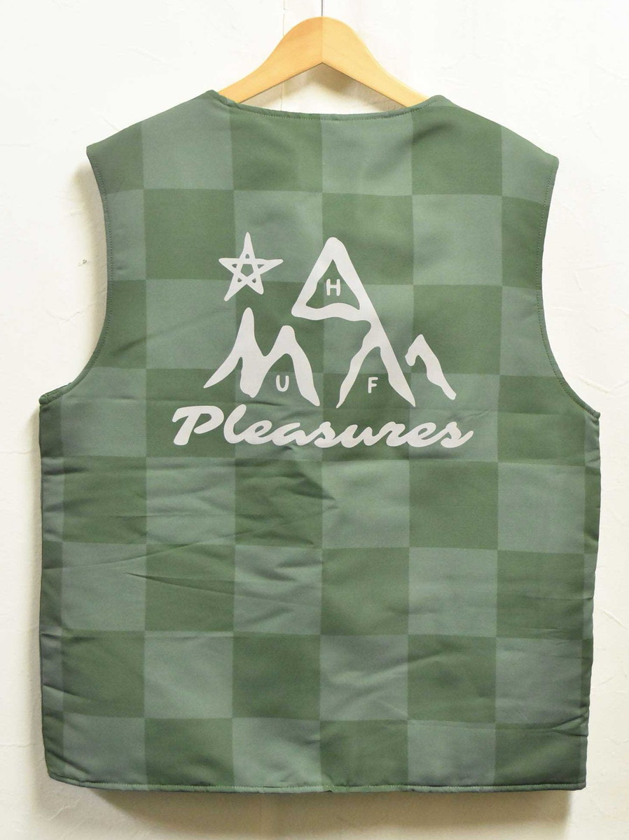 楽天市場】ハフ HUF PLEASURES MIDLAND VEST 中綿入りベスト