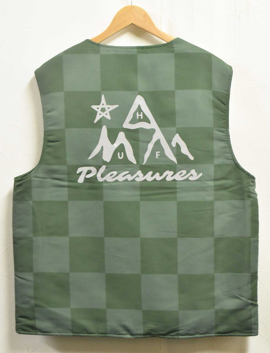 楽天市場】ハフ HUF PLEASURES MIDLAND VEST 中綿入りベスト