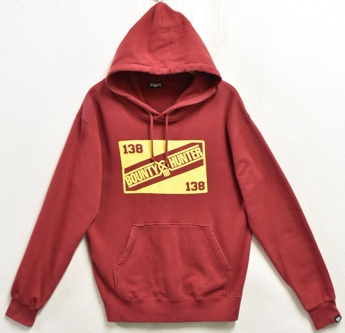 BOUNTY HUNTER バウンティハンター プルオーバー スウェット パーカ フーディ ボルドー メンズM【中古】■