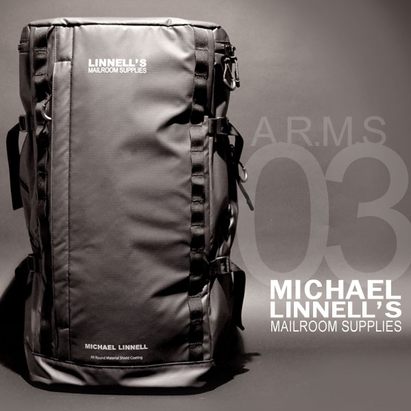 MICHAEL LINNELL マイケルリンネル A.R.M.Sシリーズ MLAC-03 リュック バックパック 41L メンズ アーミーコーティング 多機能 ブラック
