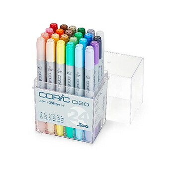 楽天市場】コピックチャオ スタート24色セット COPIC 【 ギフト