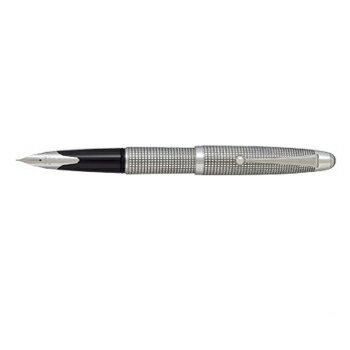 PILOT 万年筆 シルバーン 格子 F 細字 FK-5MS-KO-F PILOT（文具） 【在庫品】パイロット万年筆 シルバーン 格子