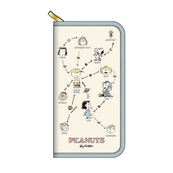 楽天市場 スヌーピー パスポートケース フレンズ アイボリー 相関図 9239 サンスター文具 S ペンポート