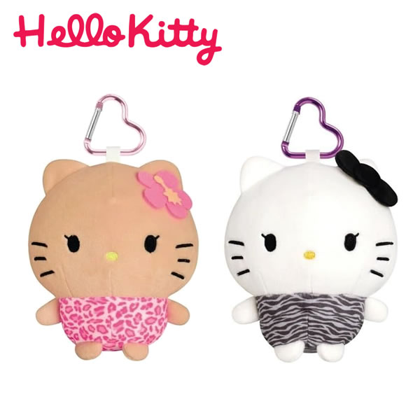 楽天市場】ハローキティ カラビナ付き ぬいぐるみ ファスナー