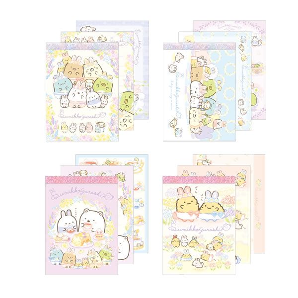 楽天市場 すみっコぐらし クロスメモ ふしぎなうさぎのおにわ 全4種類 どれが届くかはお楽しみ 0155 サンエックス Mh ペンポート