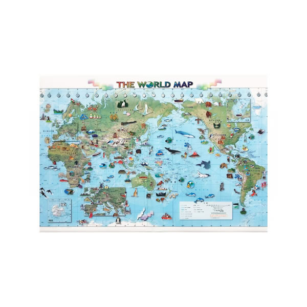 楽天市場 クリアファイルa4 イラスト世界地図 東京カートグラフィック Cfiw ペンポート