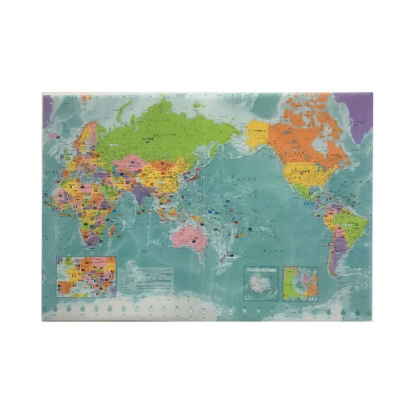 楽天市場 世界地図 クリアファイル 行政メルカトル 3315 東京カートグラフィック Cfam ペンポート