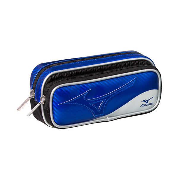 楽天市場 ミズノ ペンケースwm ミズノq ブルー 4437 サンスター文具 S 筆箱 筆入 男の子 中学生 高校生 小学生 大容量 シンプル ペンポート