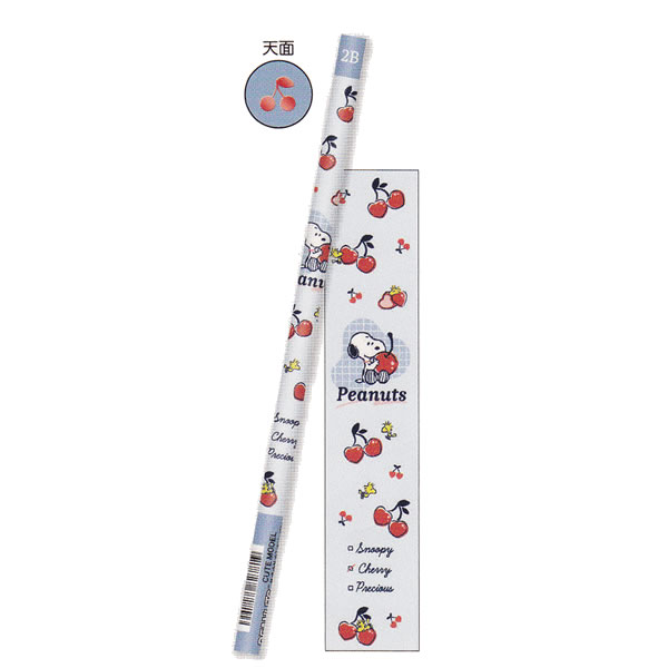楽天市場 P スヌーピー 2b鉛筆 スヌーピー Cherry 2134 カミオジャパン ペンポート