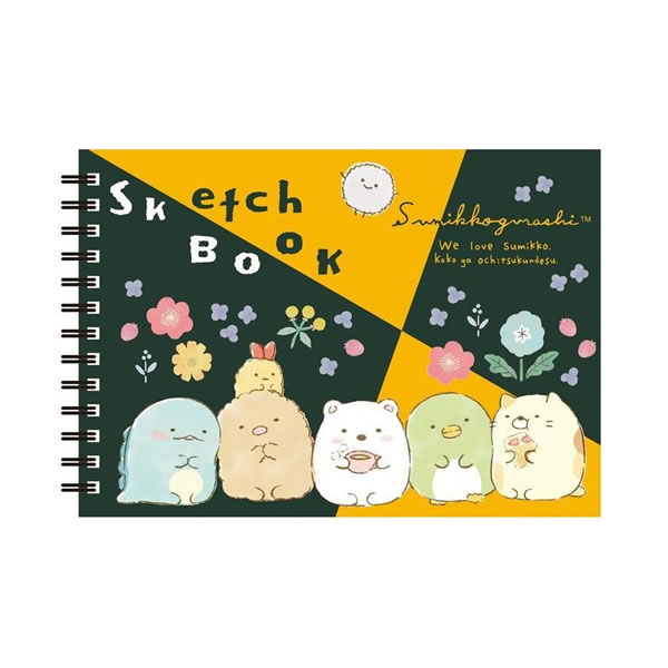 すみっコぐらし ミニスケッチブック お花 66 サンエックス 文房具 グッズ お絵かき デッサン マインドマップ スケッチ 持ち運び 携帯 ノート かわいい キャラクター 人気 おすすめ プレゼント 女の子 ペンギン 小学生 すみっこぐらし とかげ Mh 買取り実績