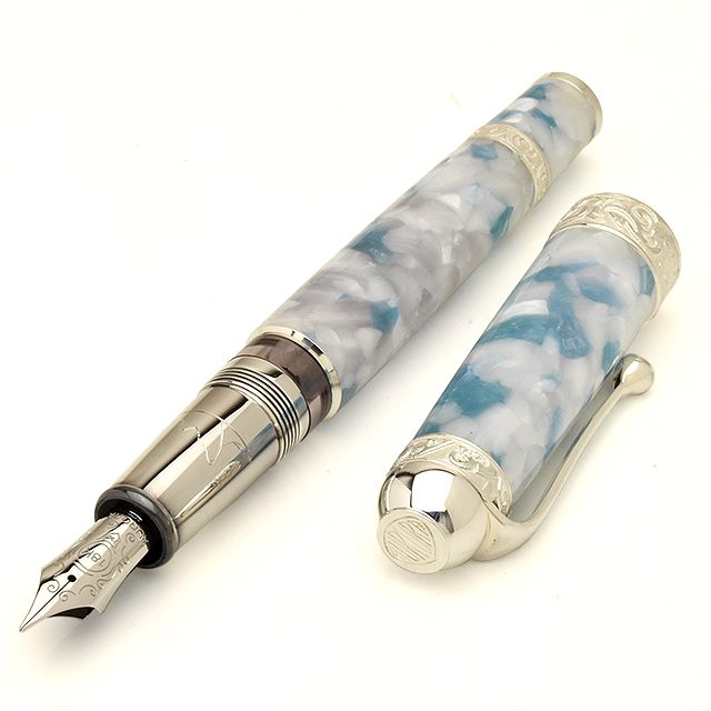 アウロラ 万年筆 限定品 アンビエンテ ギアッチャイオ Ambiente Ghiacciaio 946 Ag Aurora おしゃれ かっこいい プレゼント ギフト Mergertraininginstitute Com