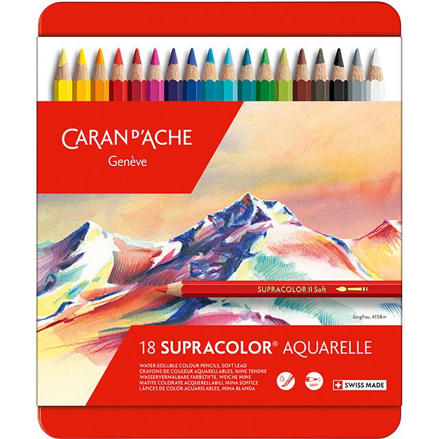 カランダッシュ スプラカラー 80色 水彩 色鉛筆 画材 アート 絵画 筆記 カランダッシュ 水彩色鉛筆 スプラカラーソフト 80色セット