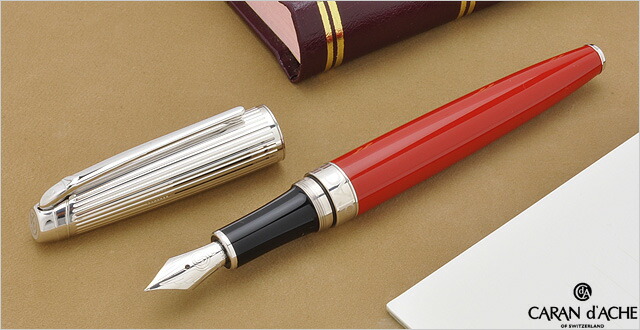 万年筆 名入れ カランダッシュ 万年筆 レマン コレクション バイカラー レッド Yn4799 184 Carand Ache 新品 名入り 名前入り 1本から プレゼント 男性 女性 高級 かっこいい おしゃれ 高級万年筆 Cgco Org