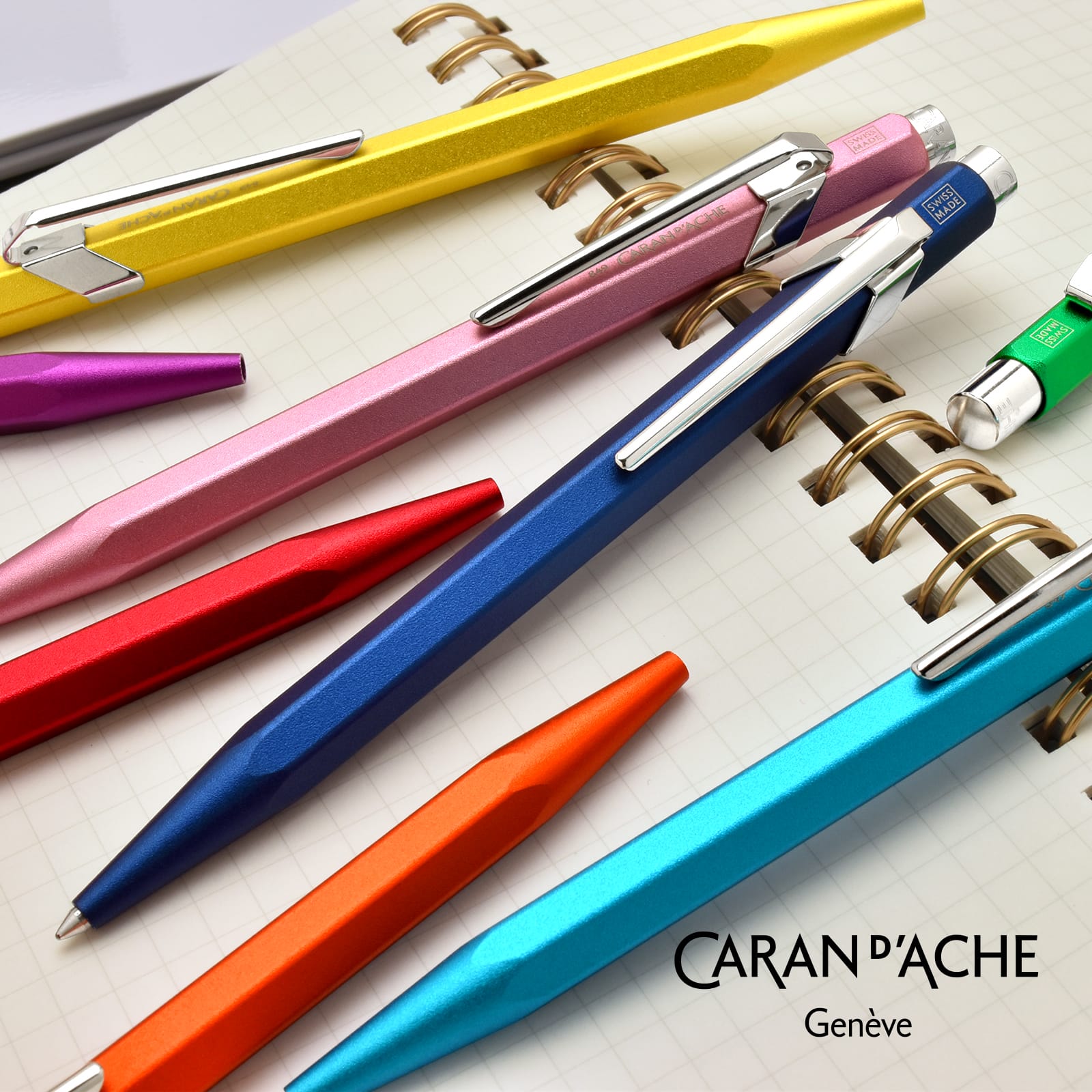 CARAN D'ACHE（カランダッシュ）ボールペン 849カラーマットX 缶ケース入り ギフト プレゼント 書きやすい |  万年筆・ボールペンのペンハウス