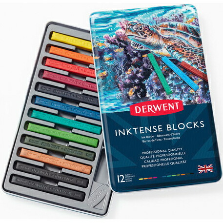 Derwent ダーウェント グラフィティント 24色セット 美品です。 ダーウェント グラフィティントメタルケース24色セット（700803