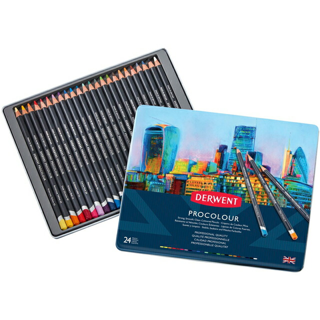 楽天市場】【40%OFF!!】ダーウェント プロカラー色鉛筆 ウッド