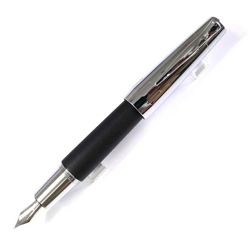 ファーバーカステル 万年筆 デザインシリーズ エモーション ウッド&クローム 梨の木 ブラック 14822 FABER-CASTELL ファーバーカステル万年筆 高級 名入れ プレゼント 男性 女性 誕生日 夏ギフト｜ペンハウス　万年筆・ボールペン