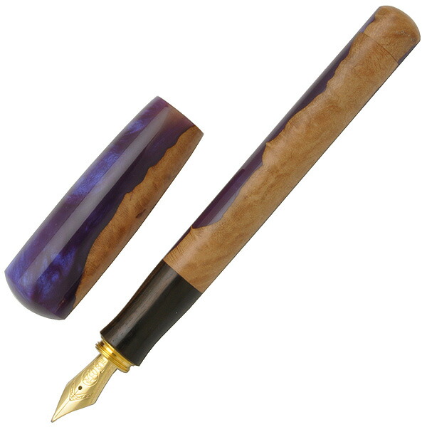 Helico 諏訪 匠 万年筆 混合樹脂 14kペン先 コンバーター両用式 Lavender Field ラベンダー畑 プレゼント ギフト 新品 男性 女性 高級万年筆 高級 Islandfavours Com