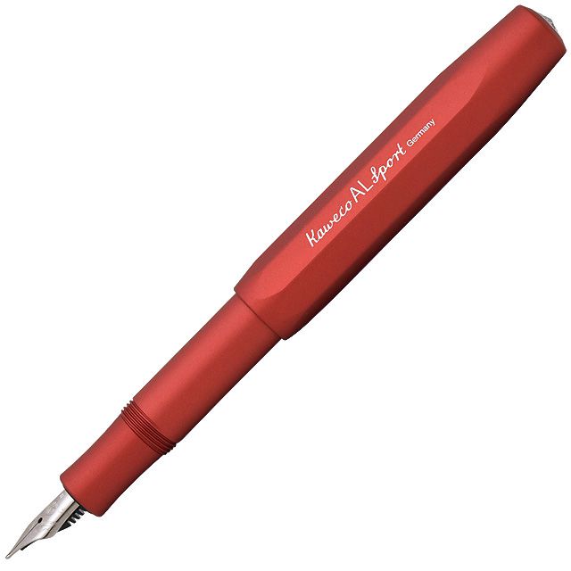カヴェコ 万年筆 アルスポーツ ディープレッド KAWECO AL Sport カヴェコ万年筆 名入れ プレゼント 高級 男性 女性 夏ギフト｜ペンハウス　万年筆・ボールペン