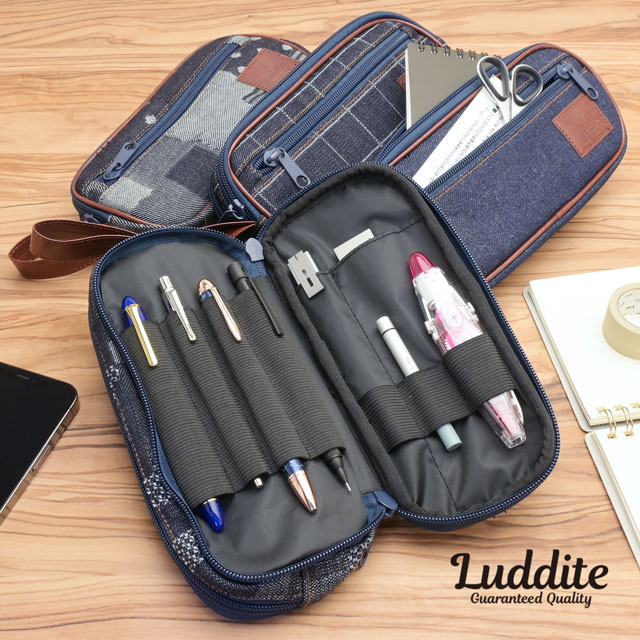 楽天市場】即日発送 ラダイト デニム リゾネートペンケース Luddite