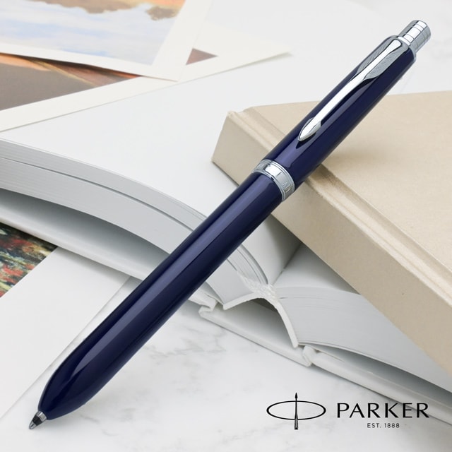 パーカー 複合筆記具 製造期間限定品 ソネット オリジナル クリスタル ネイビーブルーCT 1208152 PARKER 名入れ プレゼント 人を選ばない王道のデザイン 迷ったらこれがおすすめ 高級 多機能ペン 男性 女性 母の日 父の日