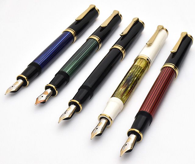 Pelikan - ペリカン スーベレーンM400ブルー縞 万年筆の+inforsante.fr