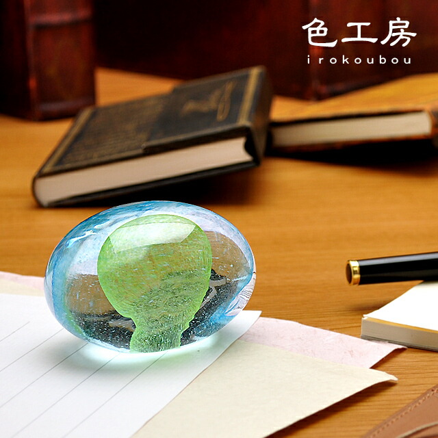 送料無料　作家在銘　極上ガラスペーパーウェイト　径7.5ｃｍ　秀逸作 yuta maruoka ガラス作品「paper weight」| KANAGU | アトムCSタワー