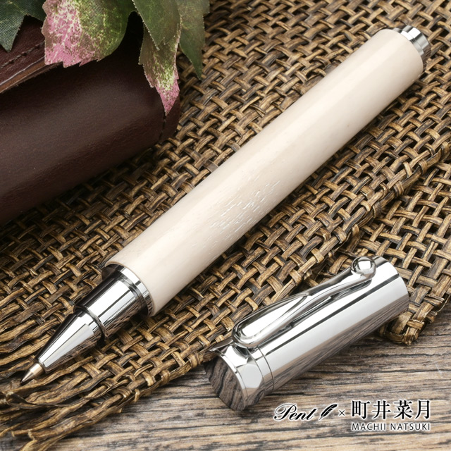 Pent〈ペント〉 by 町井菜月 ローラーボール 鹿角 MTR2540【初期装填芯：京セラ C-300 OHTOC300BK】 プレゼント 即日発送 鹿の角 deer antlers ニホンジカ 日本鹿 母の日