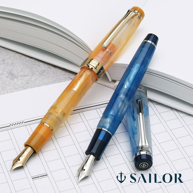 セーラー万年筆 数量限定 万年筆 ヴェイリオ 透明軸 クリア ブルー オレンジ 全2色 SAILOR 高級 プレゼント 男性 女性 母の日 父の日