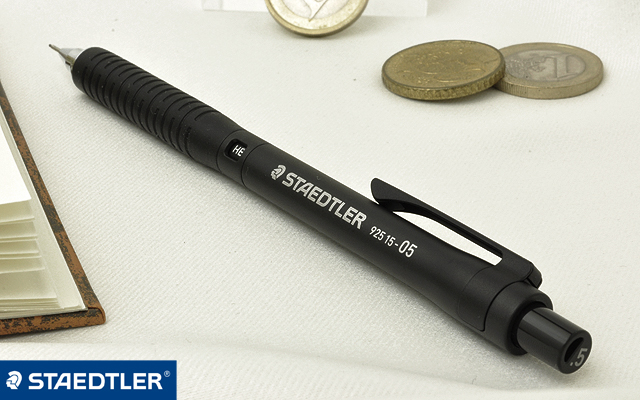 楽天市場 メール便対応 ステッドラー ペンシル 0 5mm 製図用シャープペンシル 925 15シリーズ 05 ブラック 万年筆 ボールペンのペンハウス