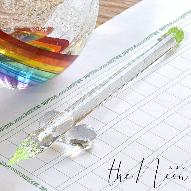 楽天市場】即日発送 ガラスペン 日本製 the NEON ネオンガラスペン（虹
