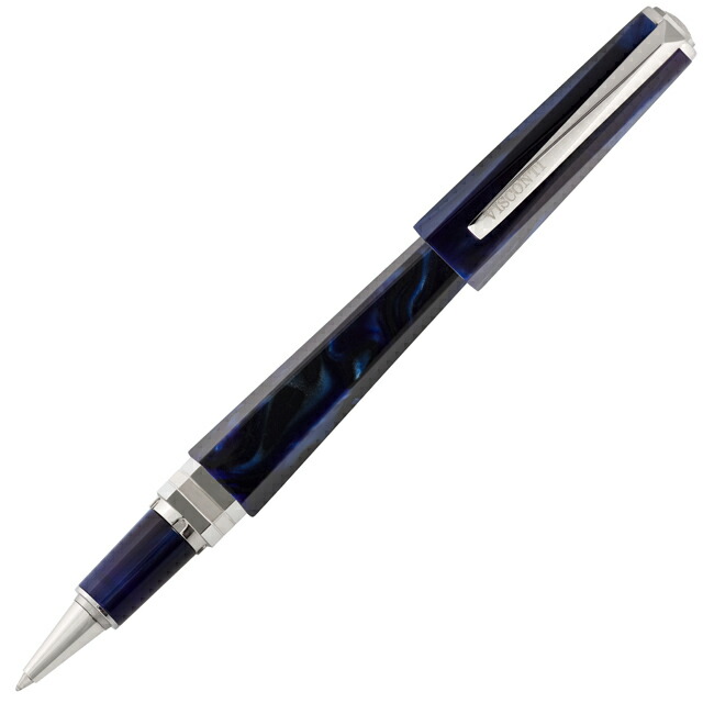 ボールペン ビスコンティ ローラーボール ペンタゴン ブルー Kp14 02 Rb Visconti 新品 プレゼント 男性 女性 おしゃれ 水性 ボールペン キャップ式 高級ボールペン 高級 Islandfavours Com