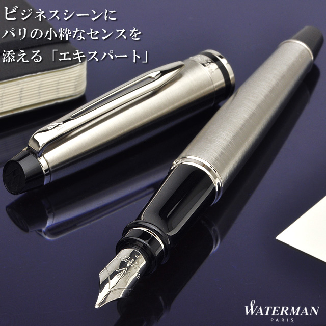 送料無料 楽天市場 万年筆 名入れ ウォーターマン Waterman 万年筆 エキスパート エッセンシャル メタリックct S 名入り 名前入り 1本から 新品 プレゼント 父の日 母の日 男性 女性 高級万年筆 高級 Okm5 万年筆 ボールペンのペンハウス 高い品質