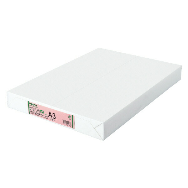 ポイント UP 期間限定 【コクヨ】ＫＢカラー用紙再生５００枚Ａ３ピンク KB-KC38NP　【配送方法は選べません】