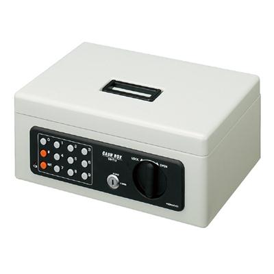ポイント UP 期間限定 【コクヨ】手提げ金庫（テンキー）Ｂ５ライトグレー CB-T12M【配送方法は選べません】｜ぺんしる店
