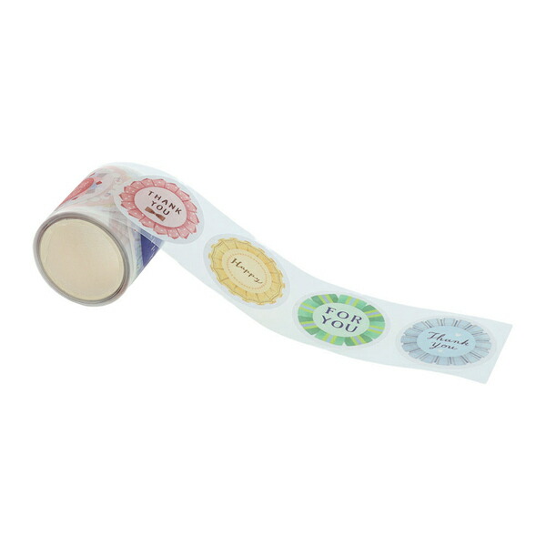 Sun-Star Wakumo Sticker Roll - Round Flowers