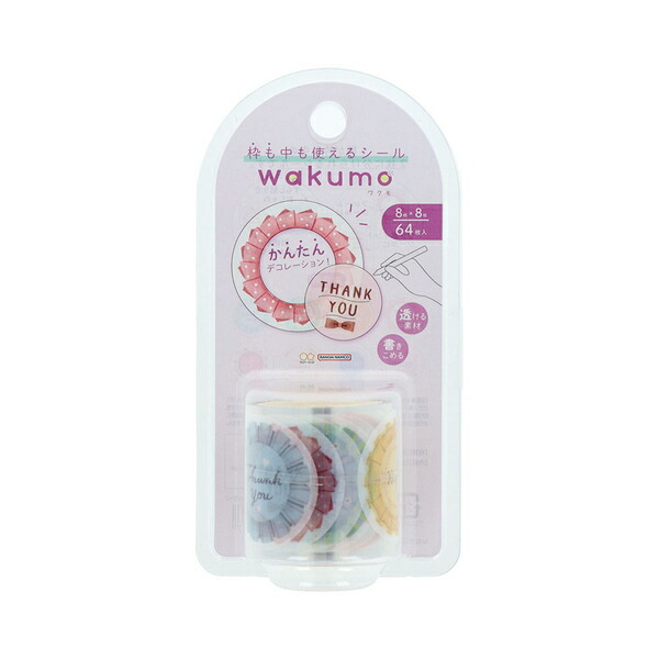 Sun-Star Wakumo Sticker Roll - Round Flowers