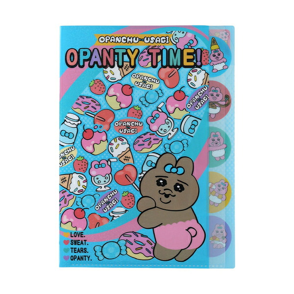 楽天市場】おぱんちゅうさぎ A4 シングルクリアファイル