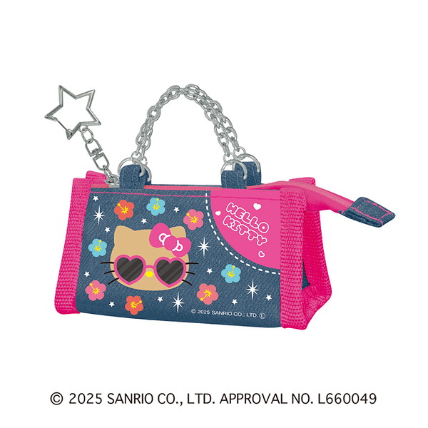 楽天市場】サンリオデニムポーチ キーホルダー ハローキティ 307490