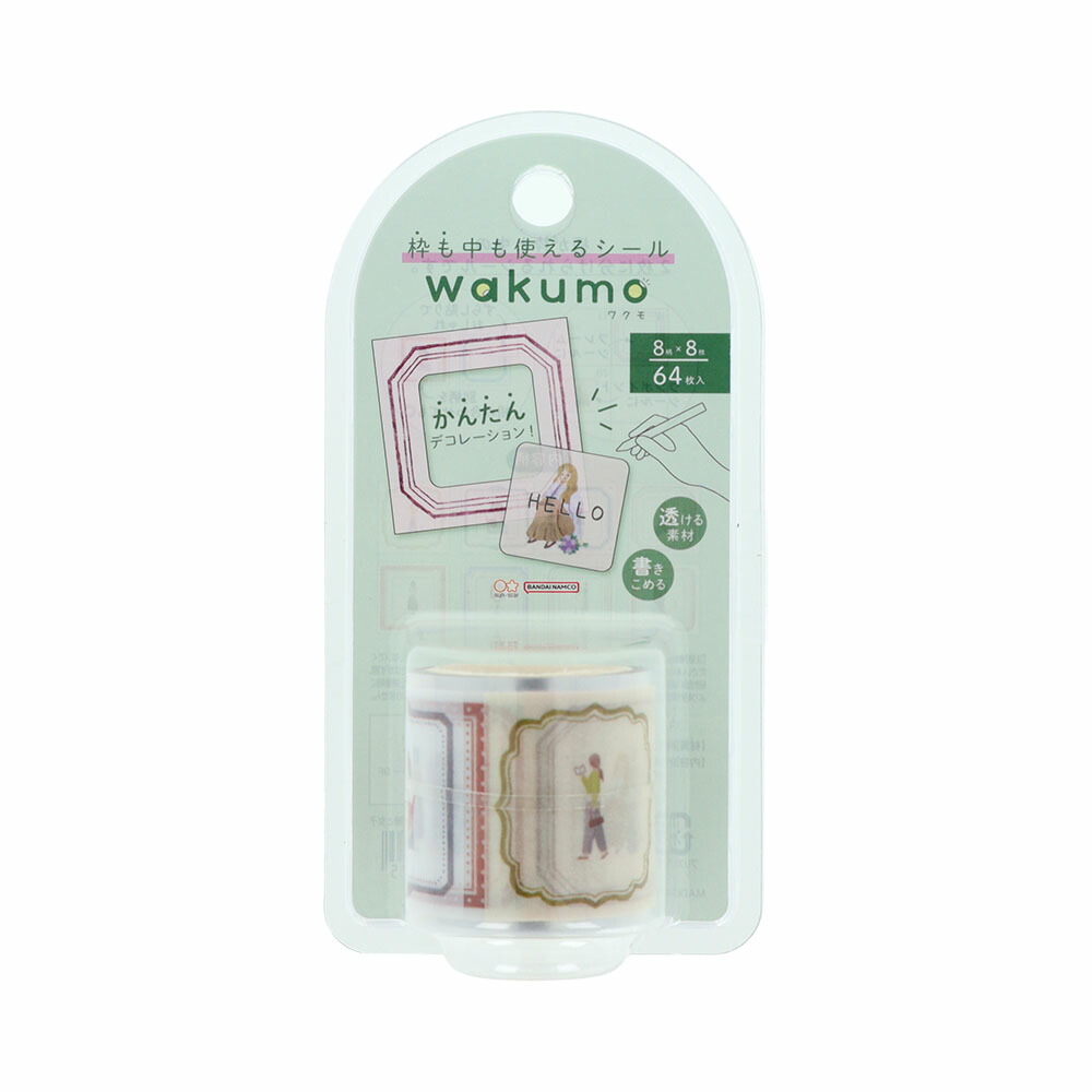 Sun-Star Wakumo Sticker Roll - Frame and Girl